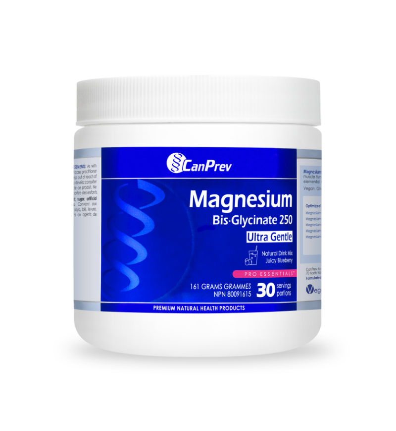 Magnesium BisGlycinate Drink Mix 161g Juicy Blueberry CanPrev