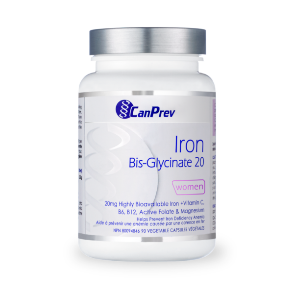 Iron Bisglycinate Canprev Premium Health Products