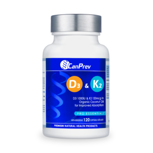 CanPrev Vitamin D3 + K2 bottle