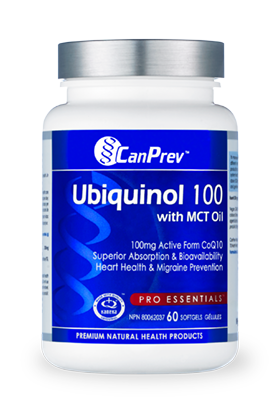Ubiquinol 100 with MCT Oil - CanPrev