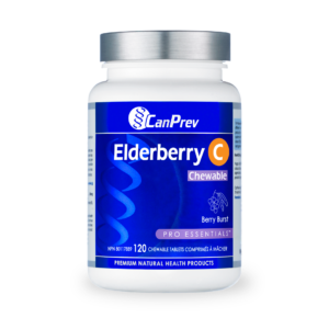 CanPrev Elderberry C Chewables bottle