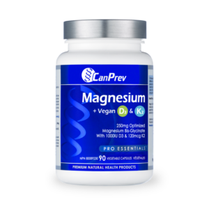 Magnesium + Vegan D3 & K2 90 v-caps