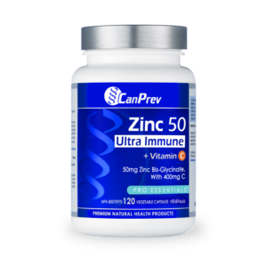 Zinc 50 Ultra Immune + Vitamin C 120 v-caps