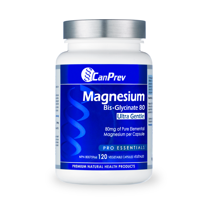 Magnesium Bis-Glycinate 80 Ultra Gentle 120 v-caps