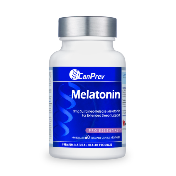 Melatonin 3mg Sustained-Release - CanPrev Premium Health Products