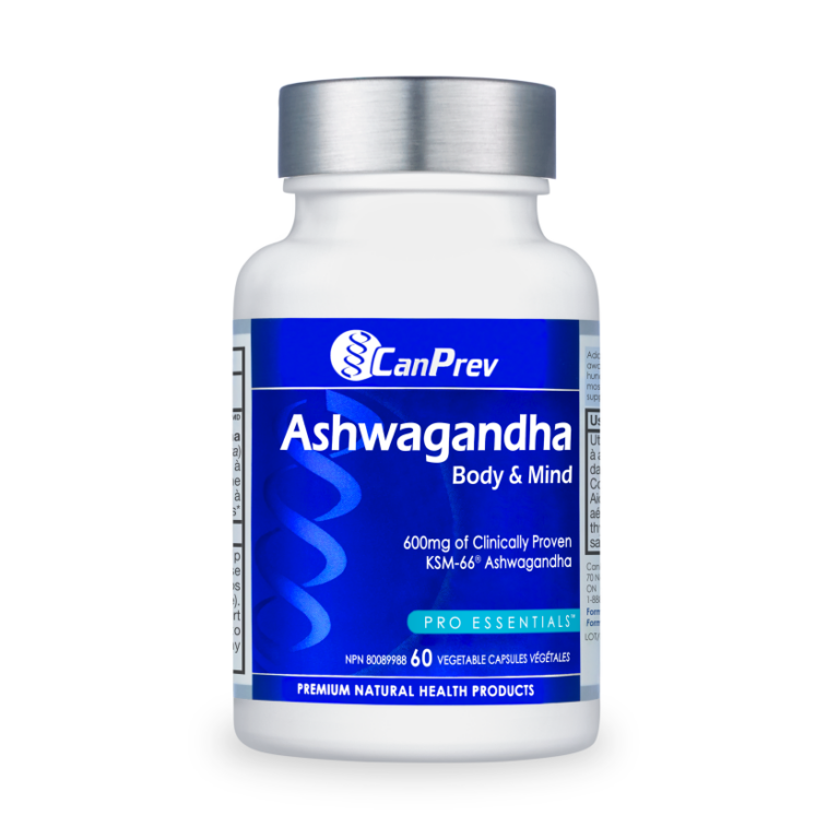 Ashwagandha Body Mind 60 v caps CanPrev Premium Health Products