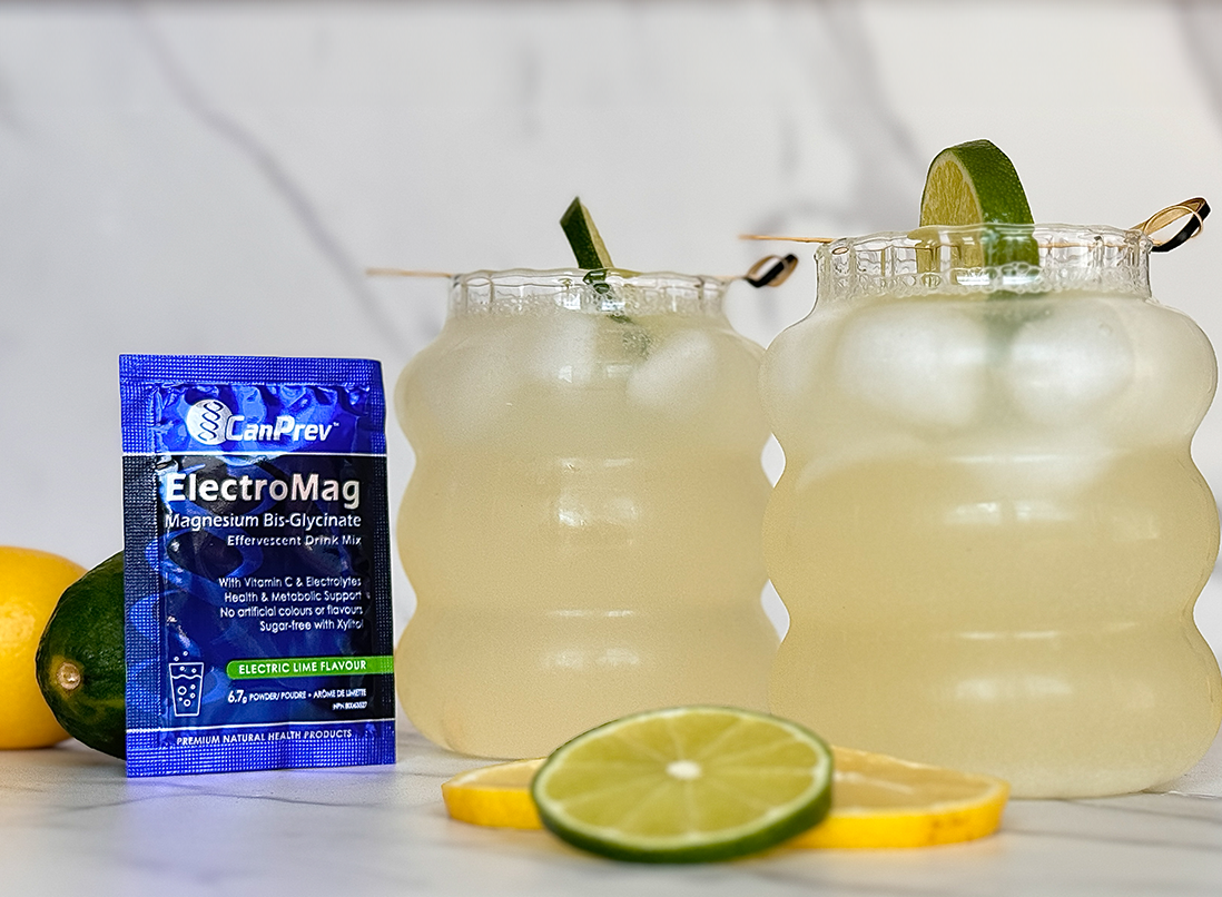 Hydrating Citrus Coconut Refresher with lemon and lime