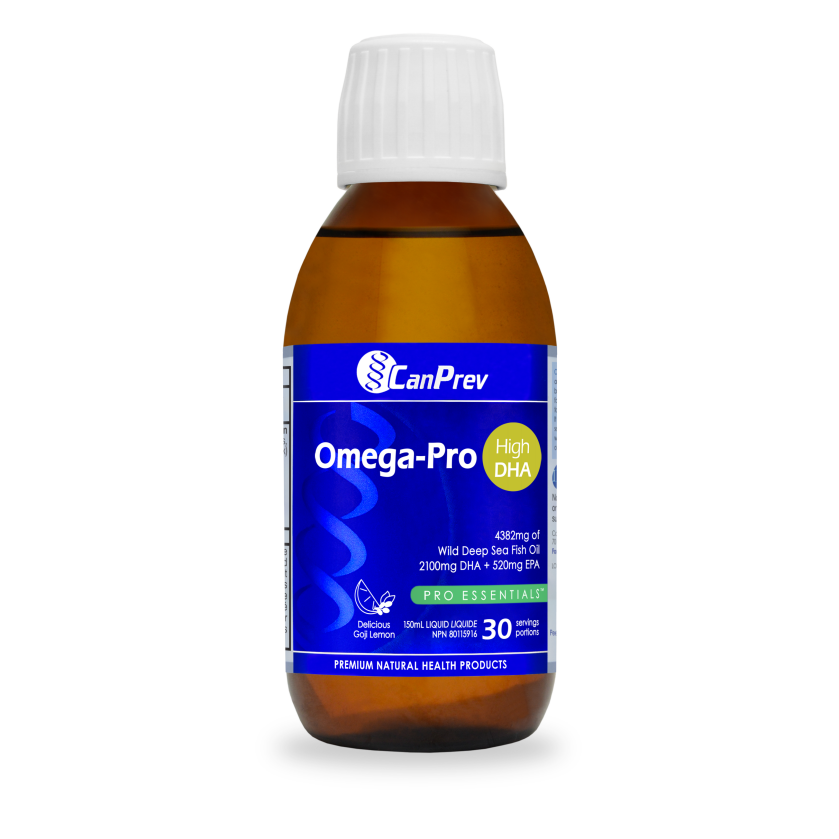 Omega-Pro High DHA - Délicieux citron et baies de Goji